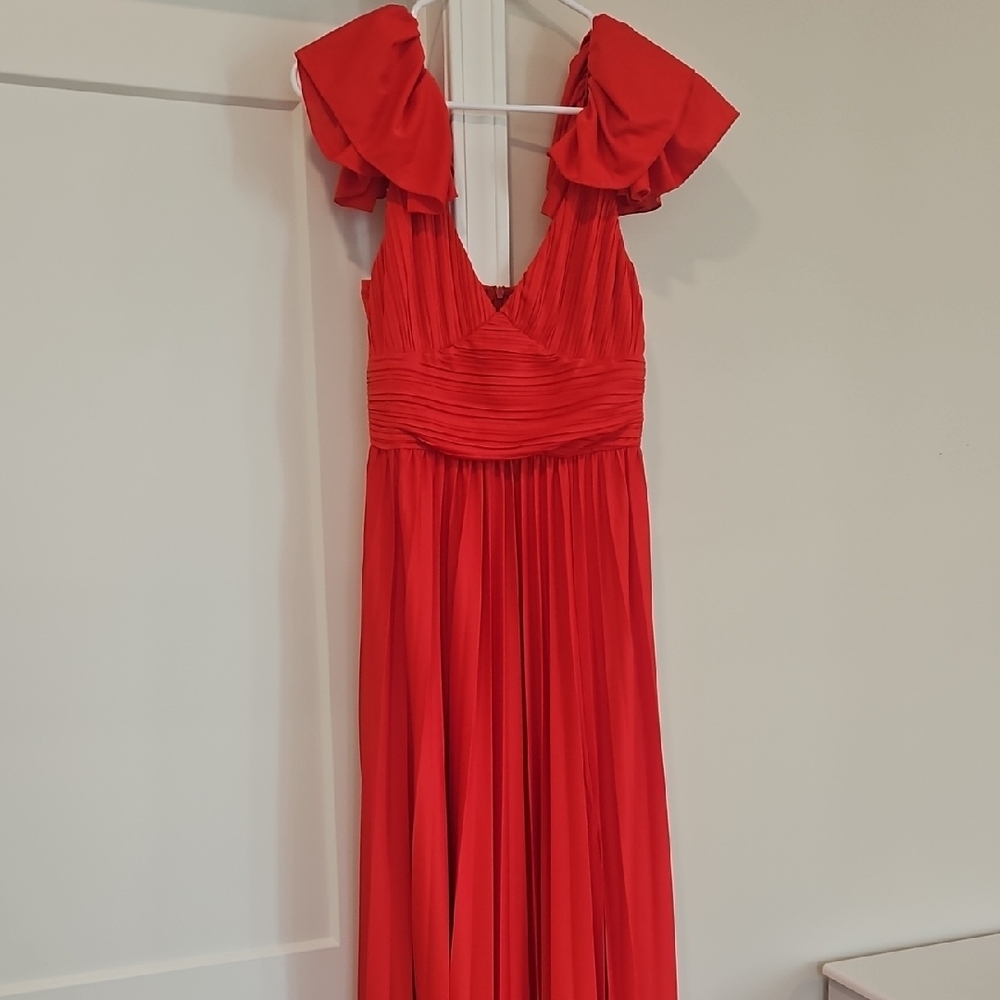ASOS Elegant Red Wedding Gown